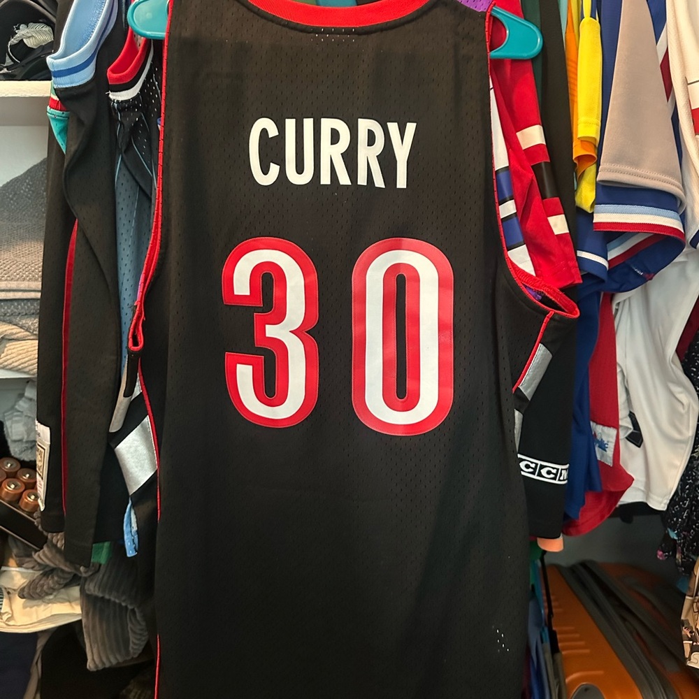 Dell Curry Toronto Raptors Mitchell & Ness Jersey XL